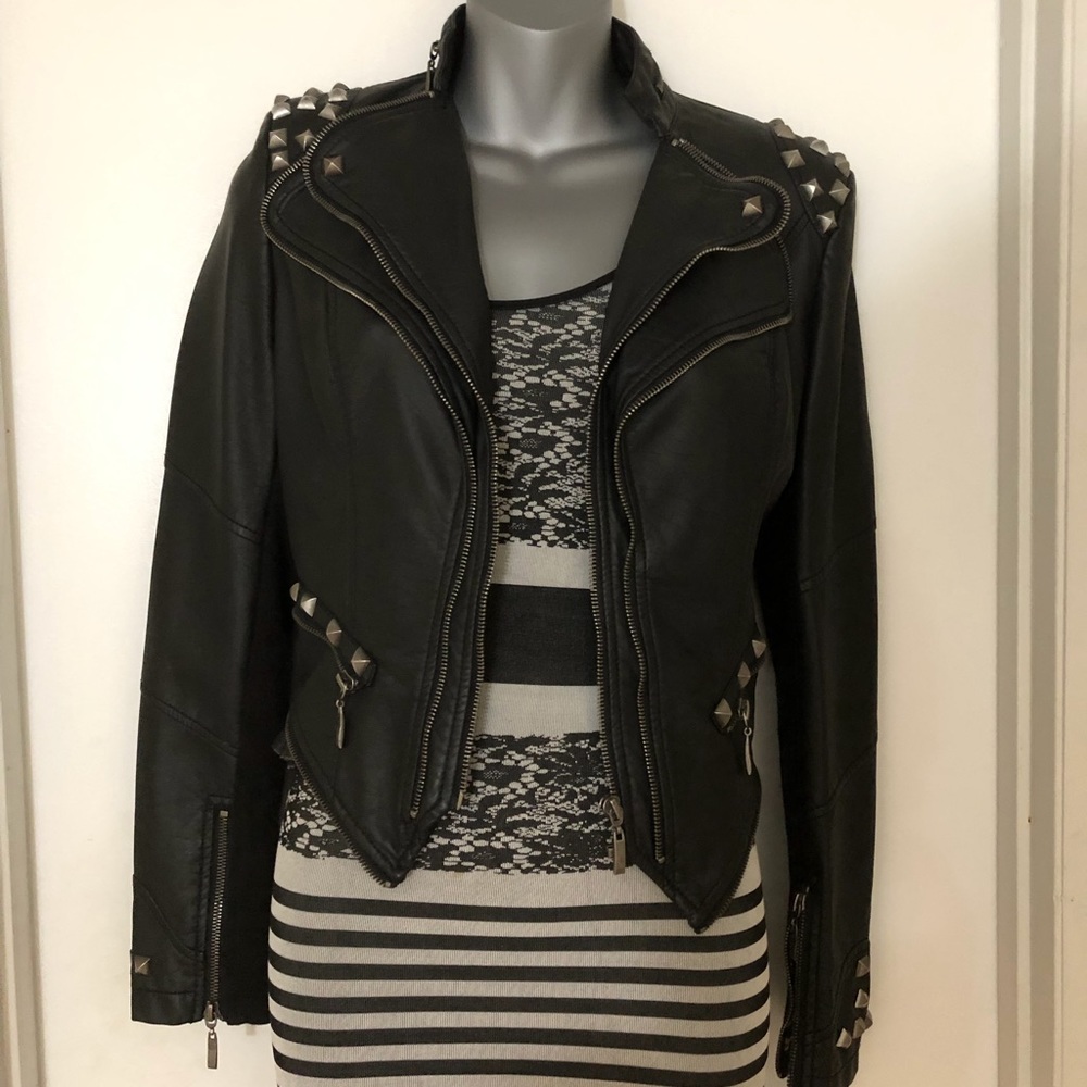 Studded Moto Jacket (M)
